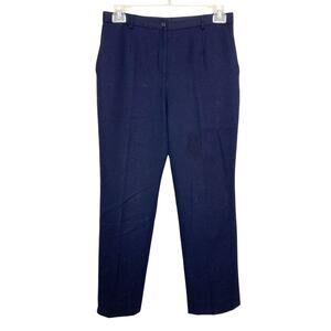 Pendleton Vintage Wool Navy Blue Slacks Pants Size 10